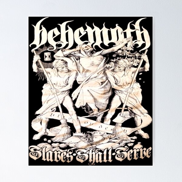 Arts Singer Best Seller Behemoth Logo Poster RB1412 product Offical behemoth Merch