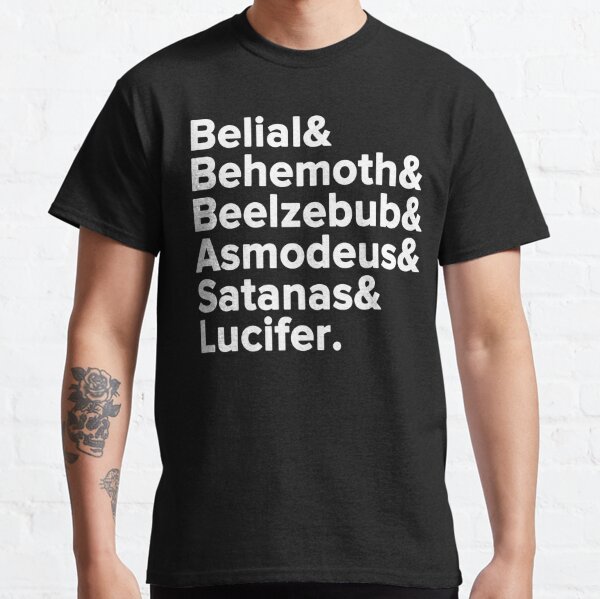 Ghost - Belial Behemoth Beelzebub Asmodeus Satanas Lucifer  Classic T-Shirt RB1412 product Offical behemoth Merch