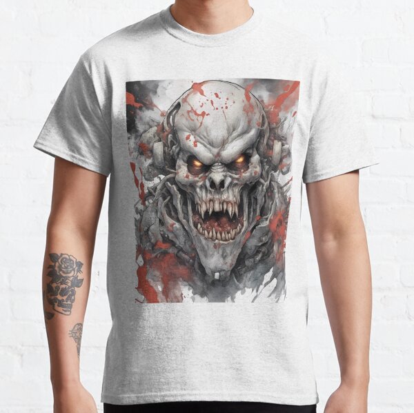 Bloodlust Behemoth Skull Classic T-Shirt RB1412 product Offical behemoth Merch