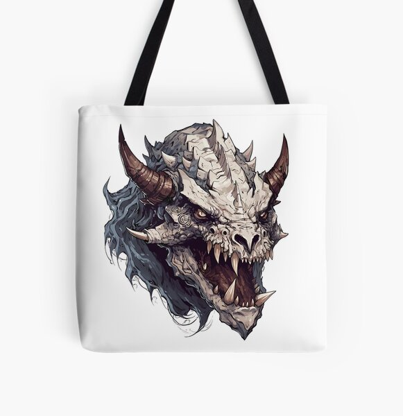 A Behemoth - Fantasy Creatures All Over Print Tote Bag RB1412 product Offical behemoth Merch
