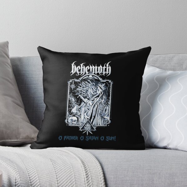 Behemoth - O Father O Satan O Sun! Throw Pillow RB1412 product Offical behemoth Merch